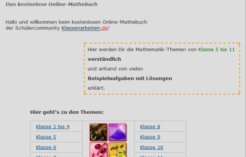 Kostenloses online-Mathebuch, Mathe, kostenlos, online, rechnen, üben, Schule, Kinder