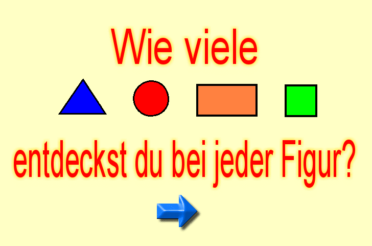 Formen finden, Wahrnehmung, Legasthenie, Dyskalkulie, Computerspiel, Gratisspiel, PC, Eltern, Kinder, Training