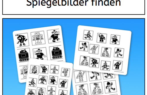 Roboter, Wahrnehmung, Legasthenie, Dyskalkulie, Arbeitsblatt, Eltern, Kinder, Schule, Legasthenietraining, Dyskalkulietraining, kostenlos, Download, Arbeitsblatt