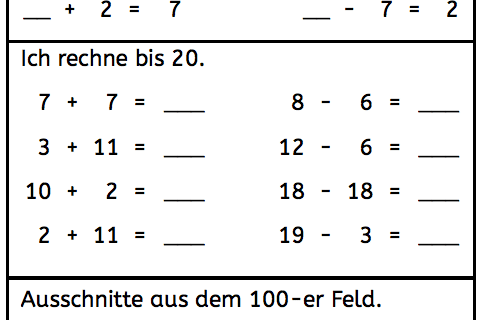 Wiederholen bis 20, Zahlenraum bis 10, Zahlenraum bis 20, Zahlenraum bis 100, Zahlzerlegung, Mathe, Rechnen, Dyskalkulie, Eltern, Kinder, Grundschule, Förderschule,