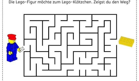 Lego-Labyrinthe, Lego, Labyrinthe, Wahrnehmung1, Wahrnehmung, Legasthenie, Dyskalkulie, Download1, Eltern, Kinder, kostenlos