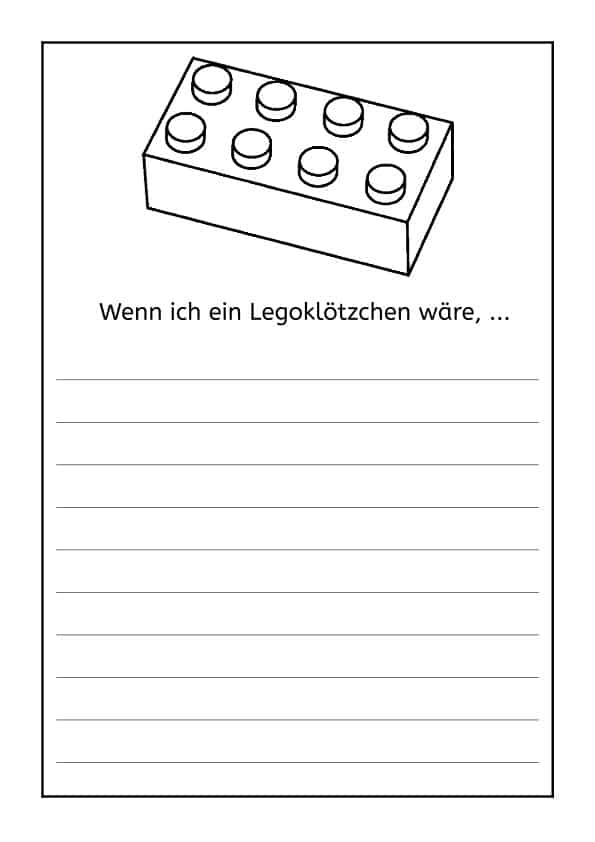 Lego, Schreiben, Schreibanlass, Legasthenie, kreativ, lego1