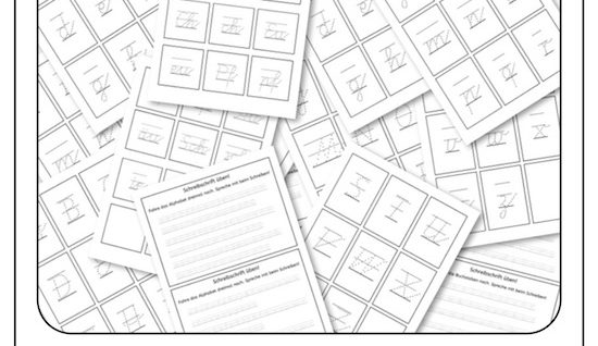 Vereinfachte Ausgangsschrift, Schreibschrift, kostenlos, Grundschule, Förderschule, schreiben, Legasthenie, Legasthenietraining, AFS-Methode, Koujou, Stephany Koujou, schreiben1